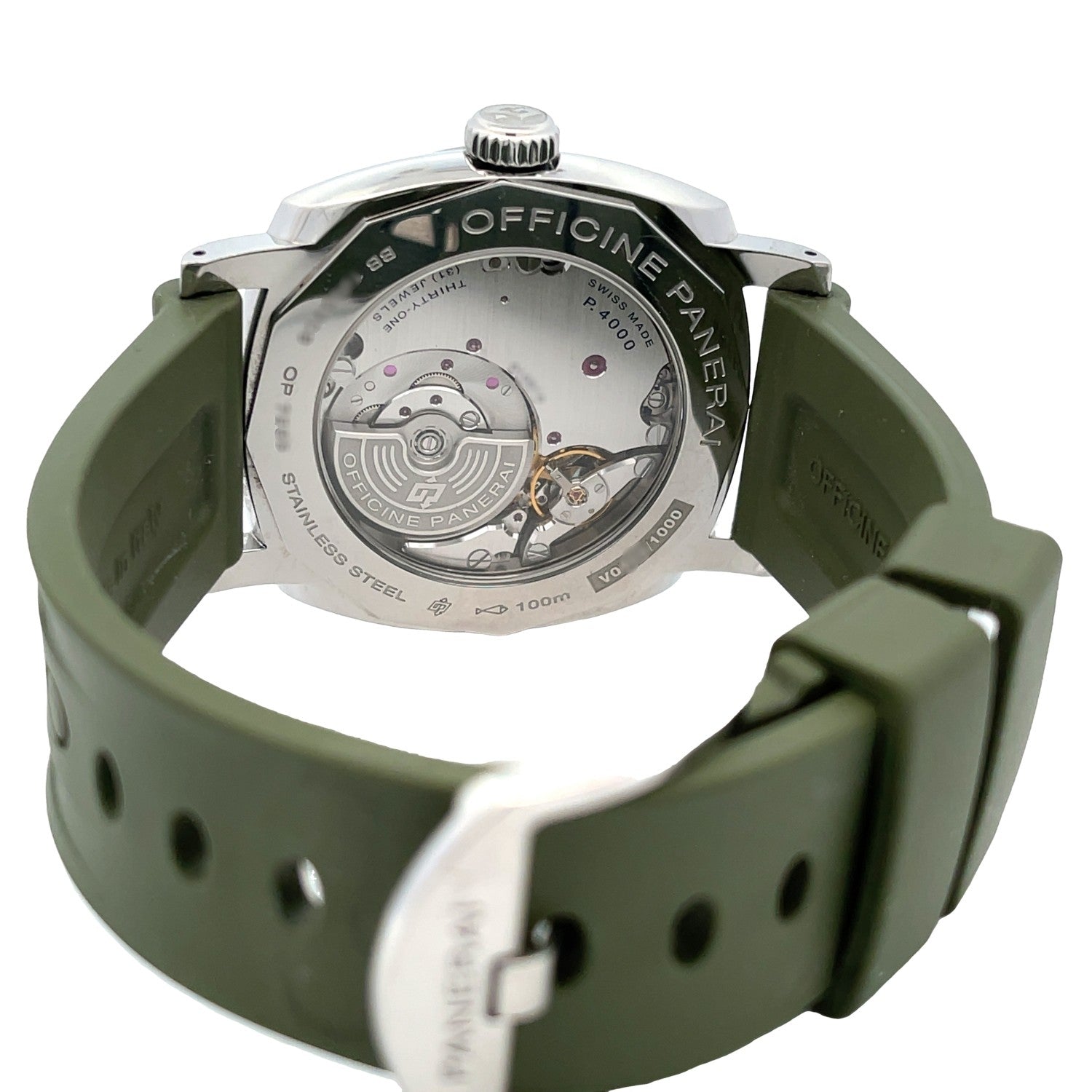 Panerai Radiomir 1940 45mm Green Dial PAM00995 - Beverly Hills Watch Company