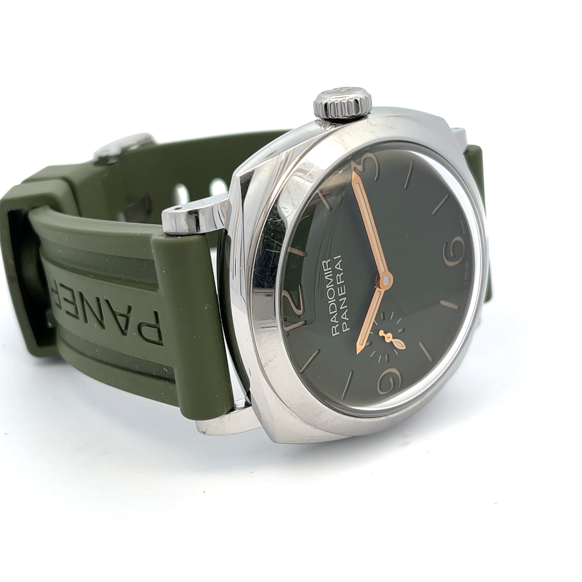Panerai Radiomir 1940 45mm Green Dial PAM00995 - Beverly Hills Watch Company
