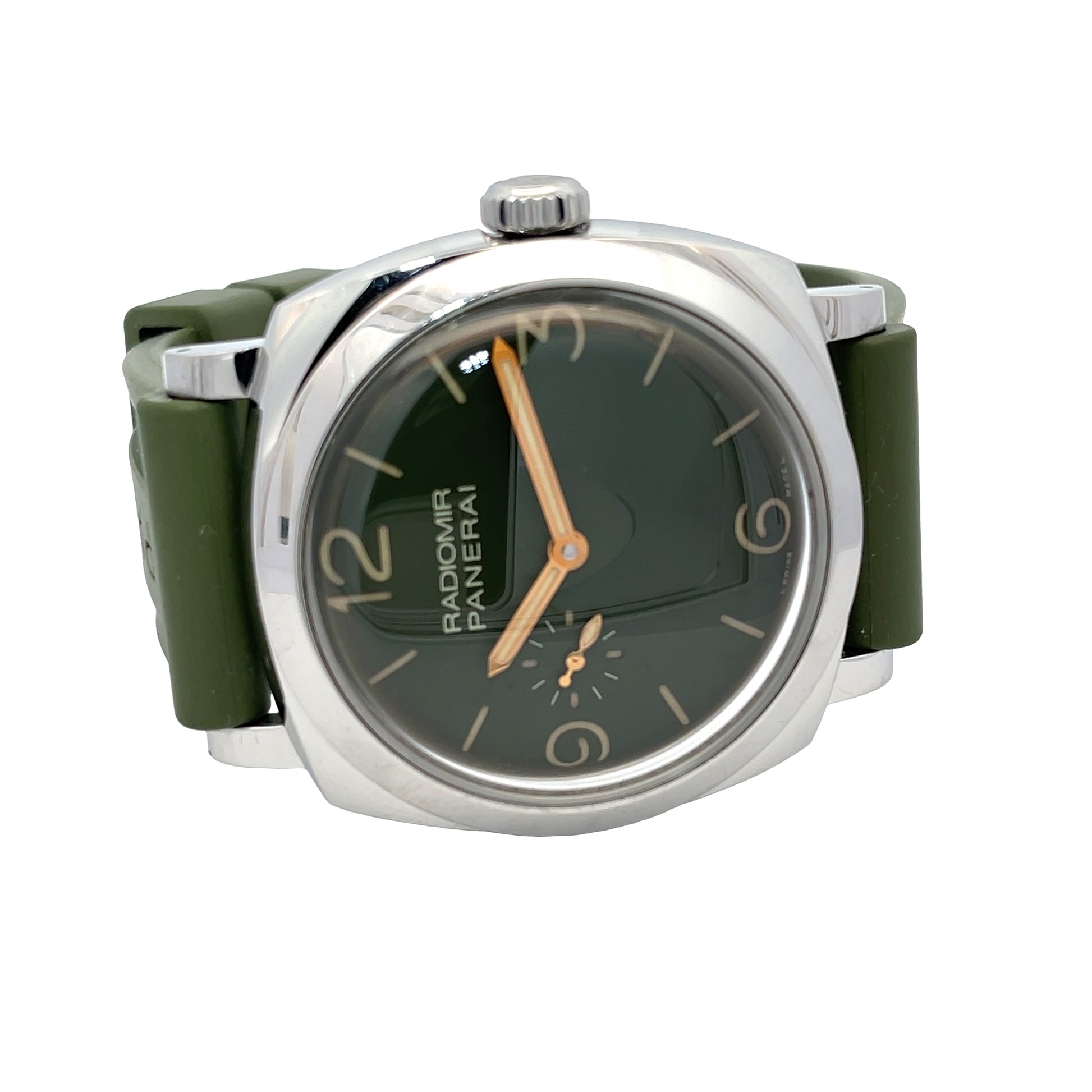Panerai Radiomir 1940 45mm Green Dial PAM00995 - Beverly Hills Watch Company