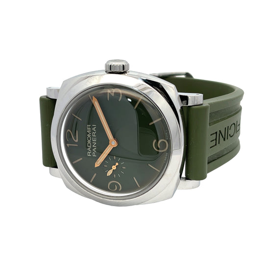 Panerai Radiomir 1940 45mm Green Dial PAM00995 - Beverly Hills Watch Company