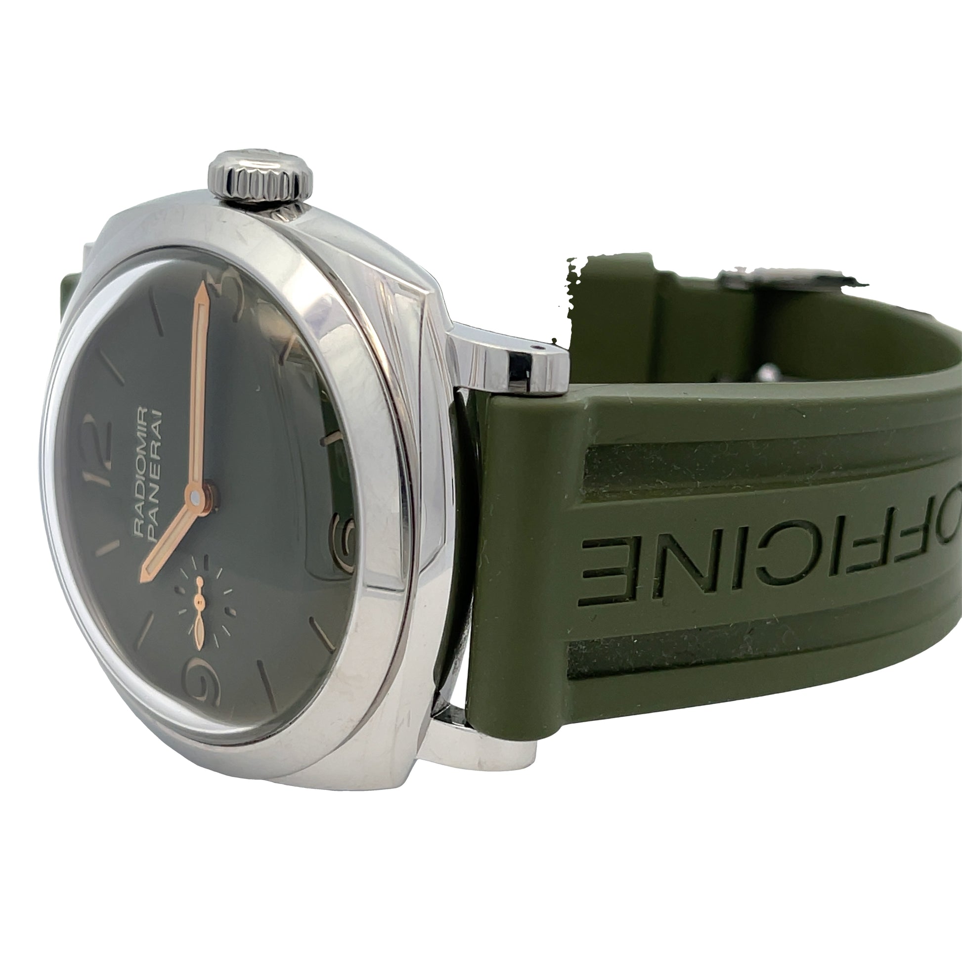 Panerai Radiomir 1940 45mm Green Dial PAM00995 - Beverly Hills Watch Company