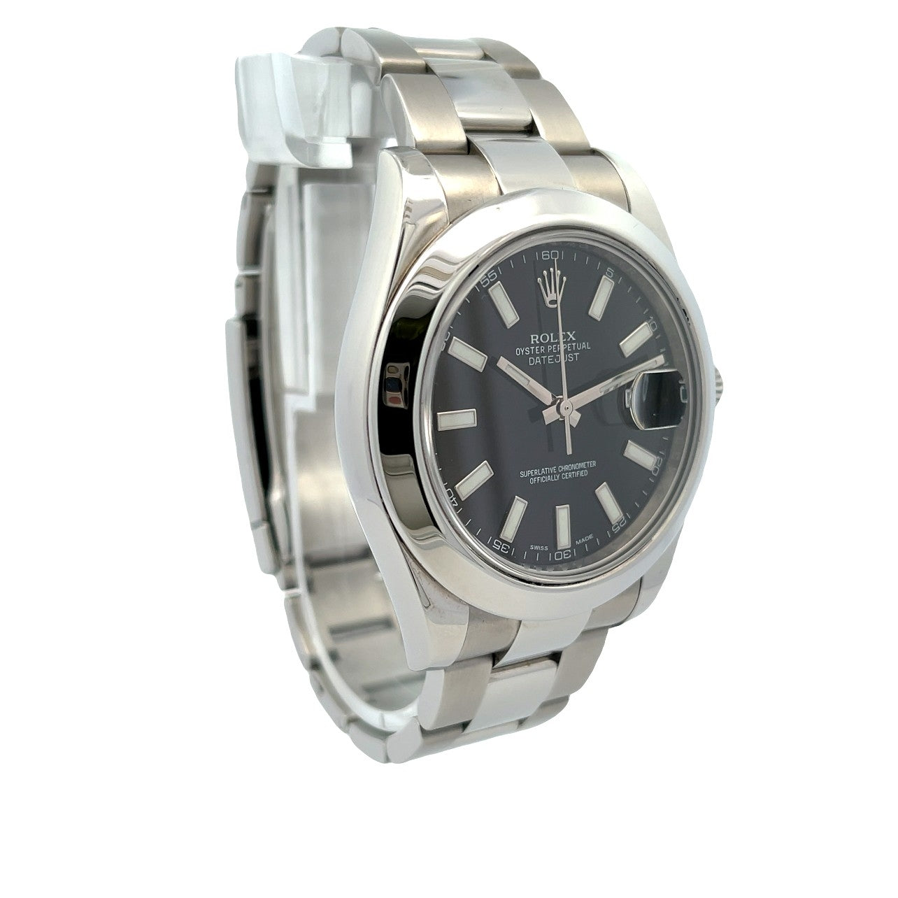 Rolex Datejust II Stainless Steel 41MM Black Dial 116300 - Beverly Hills Watch Company