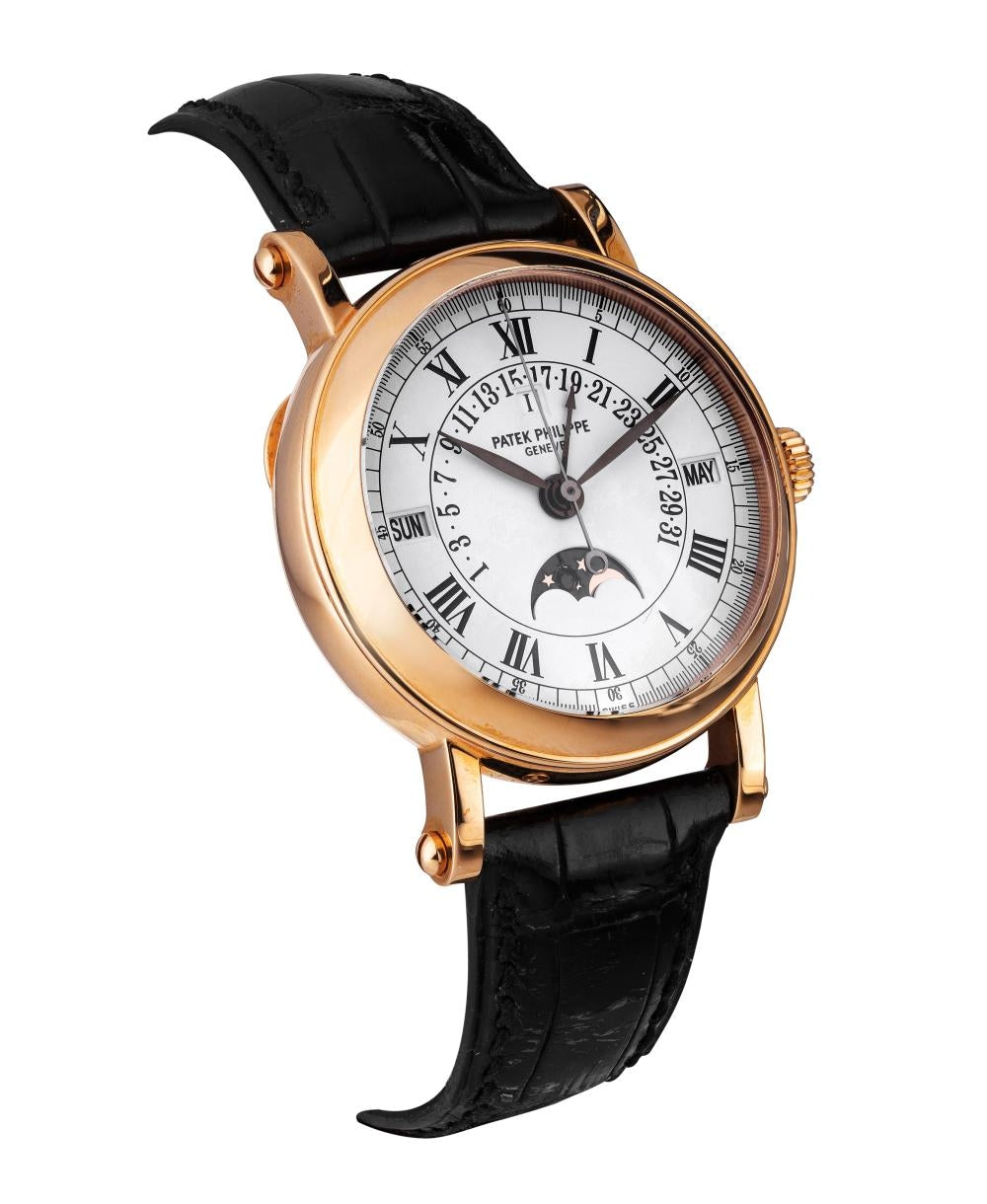 Patek Philippe Perpetual Retrograde 36mm Rose Gold 5059r-001 NAP1LM - Beverly Hills Watch Company