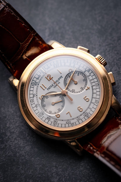 Patek Philippe Complications Chronograph 42mm Rose Gold 5070R-001