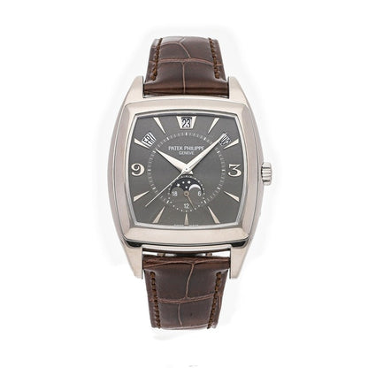 Patek Philippe Gondolo Annual Calendar Grey Dial 5135g-010 54ELWD - Beverly Hills Watch Company