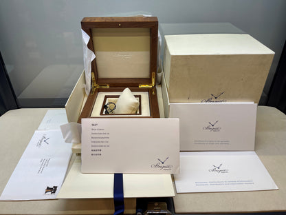 Breguet Marine Chronograph 42mm Rose Gold Black Dial Bracelet 5827br/z2/rz0