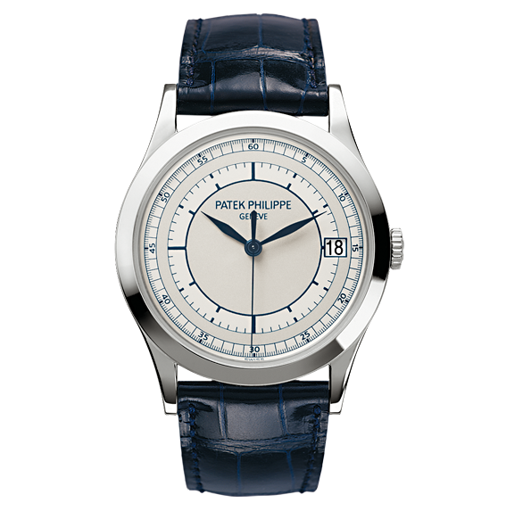 Patek Philippe Calatrava Sector Dial White Gold 38mm Automatic 5296g-001 V5H1RR - Beverly Hills Watch
