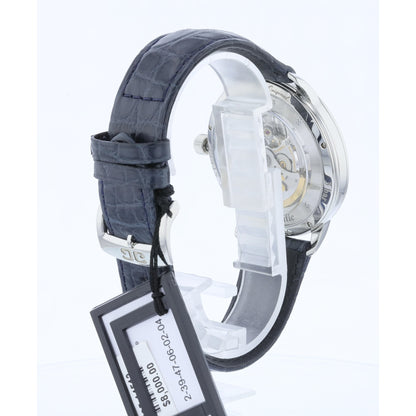 Glashutte Original Sixties Panorama Date Stainless Steel Blue Dial 2-39-47-06-02-04 - Beverly Hills Watch Company