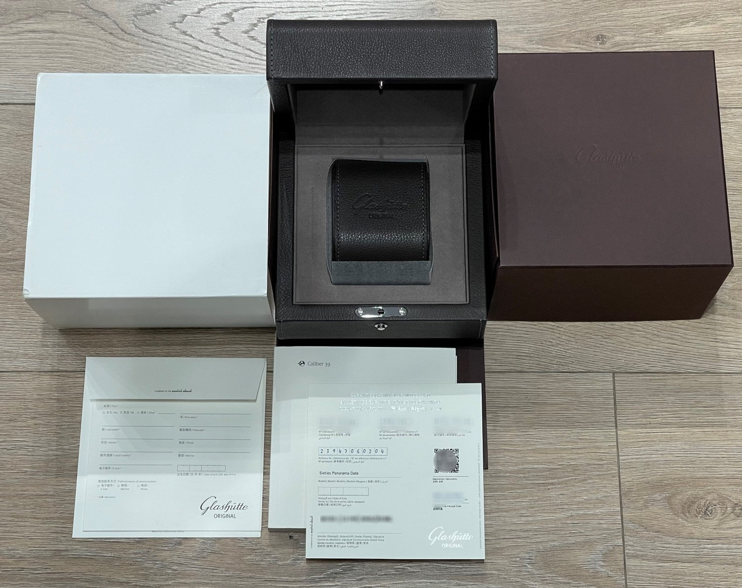 Glashutte Original Sixties Panorama Date Stainless Steel Blue Dial 2-39-47-06-02-04 - Beverly Hills Watch Company