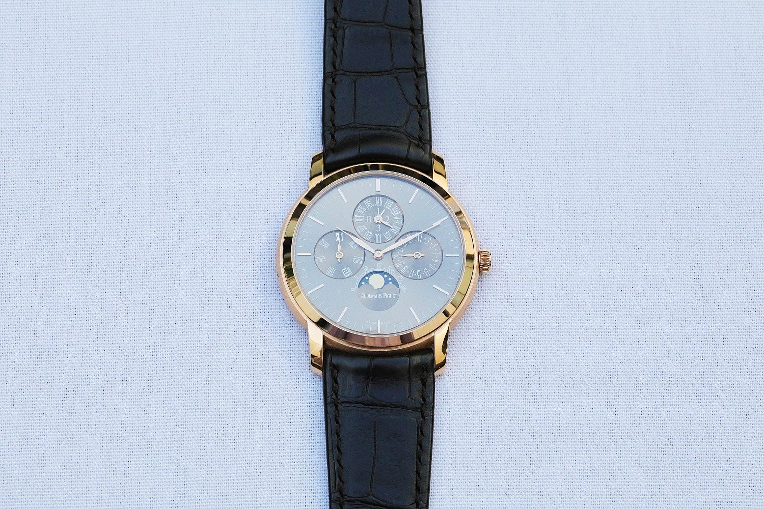 Audemars Piguet Jules Perpetual Calendar Rose Gold 26390OR.OO.D093CR.01 - Beverly Hills Watch Company