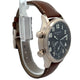 Patek Philippe 42mm Calatrava Pilot Travel Time Blue Dial 5524G-001 - Beverly Hills Watch Company