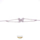 Naira & C Diamond Butterfly 18k White Gold Bracelet 56RT0C