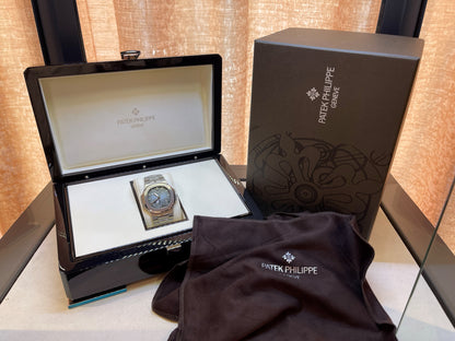 Patek Philippe Nautilus Power Reserve Moon Phases 5712/1a-001 - Beverly Hills Watch Company