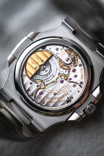 Patek Philippe Nautilus Power Reserve Moon Phases Blue Dial 5712/1a-001