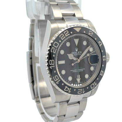 Rolex GMT Master II 40mm Stainless Steel Black Dial 116710LN