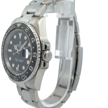 Rolex GMT Master II 40mm Stainless Steel Black Dial 116710LN