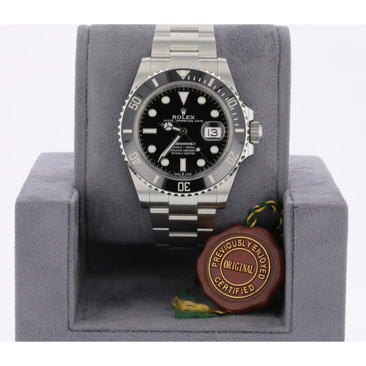 Rolex Submariner 41mm Black Ceramic Bezel 126610LN