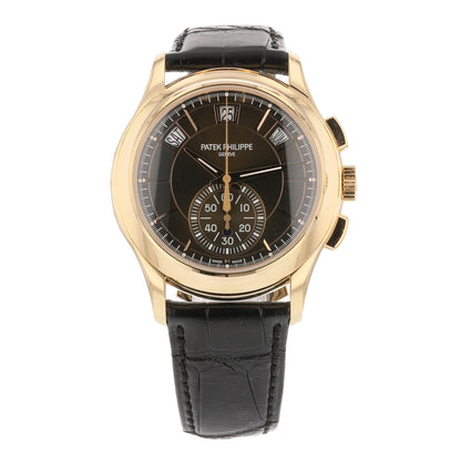 Patek Philippe Annual Chronograph Rose Gold Brown Dial 42mm 5905r-001