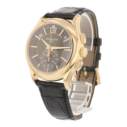 Patek Philippe Annual Chronograph Rose Gold Brown Dial 42mm 5905r-001