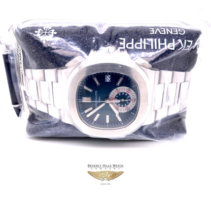 Patek Philippe Nautilus Chronograph Blue Dial Stainless Steel 5980/1A-001 - Beverly Hills Watch Company