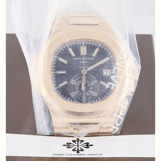 Patek Philippe Nautilus Tiffany & Company Chronograph Rose Gold 5980/1R-001 - Beverly Hills Watch Company