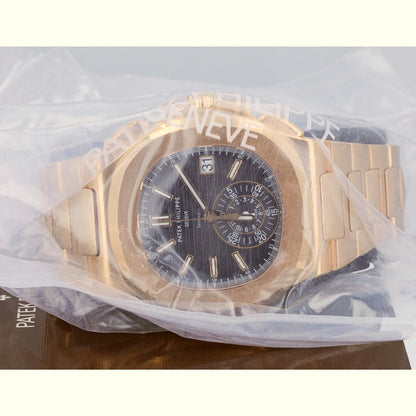 Patek Philippe Nautilus Tiffany & Company Chronograph Rose Gold 5980/1R-001 - Beverly Hills Watch Company