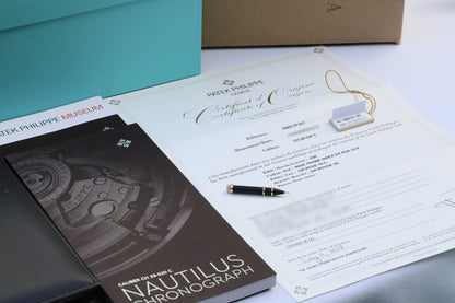 Patek Philippe Nautilus Tiffany & Company Chronograph Rose Gold 5980/1R-001 - Beverly Hills Watch Company