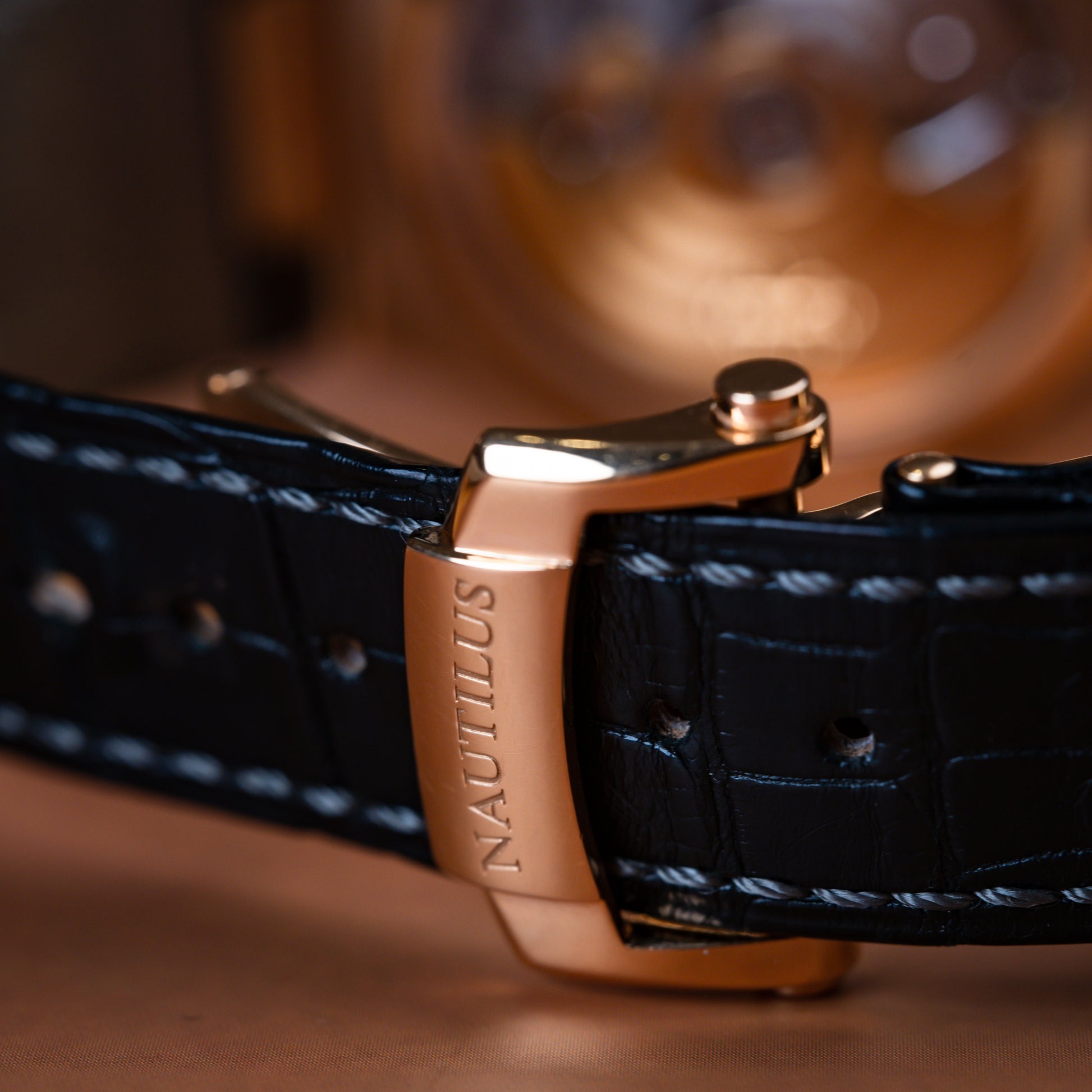 Patek Philippe Nautilus Chronograph Rose Gold  5980R-001 - Beverly Hills Watch Company