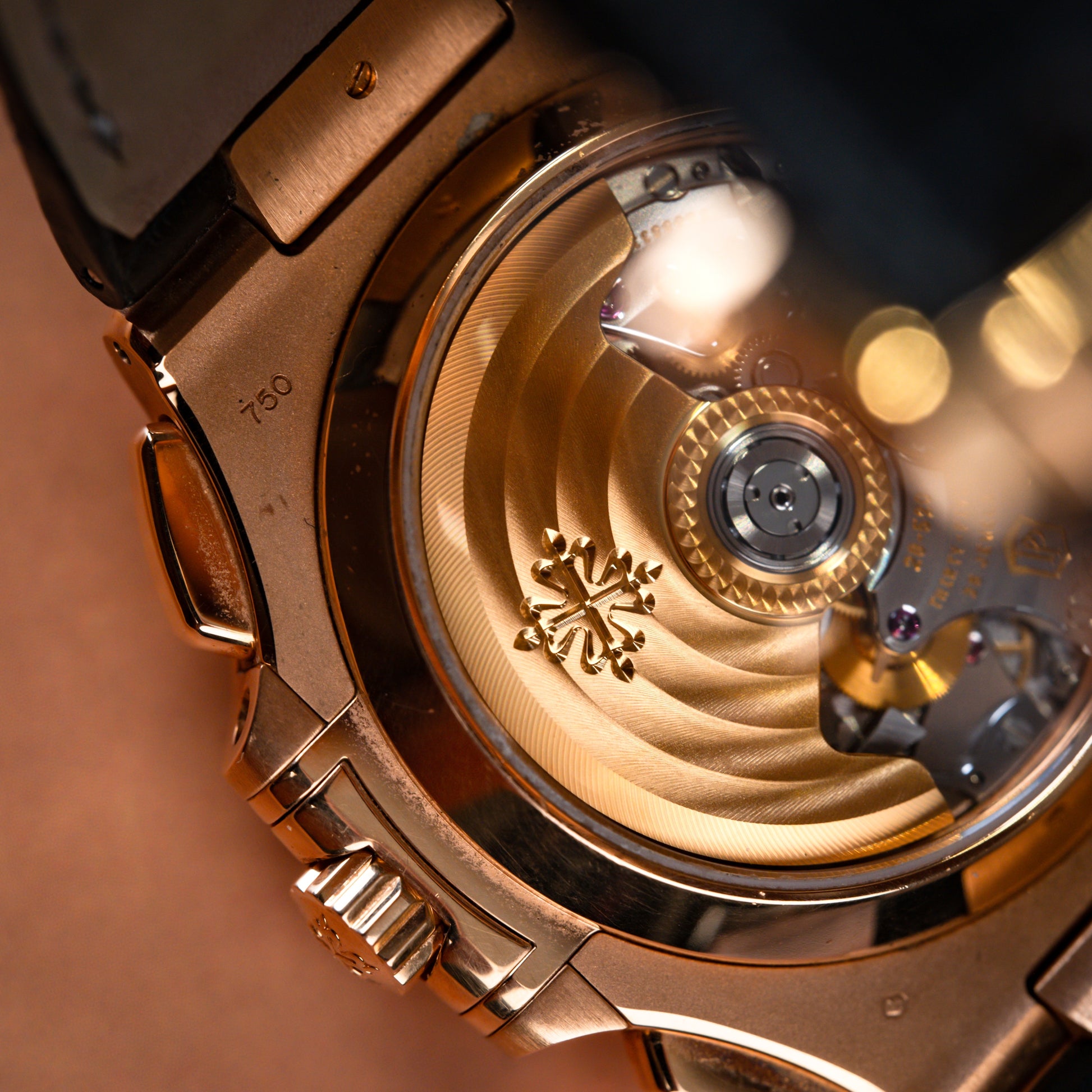 Patek Philippe Nautilus Chronograph Rose Gold  5980R-001 - Beverly Hills Watch Company