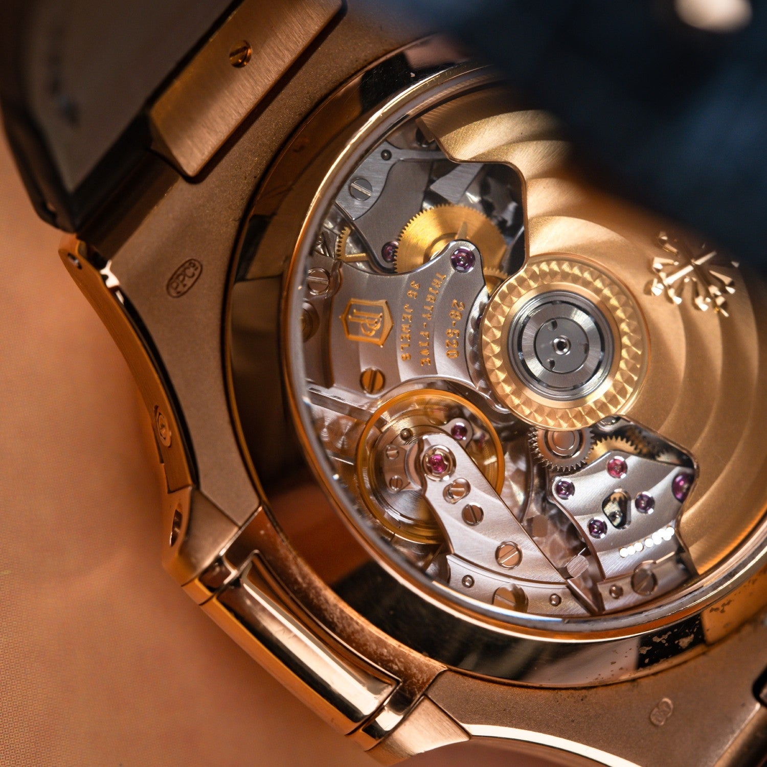 Patek Philippe Nautilus Chronograph Rose Gold  5980R-001 - Beverly Hills Watch Company