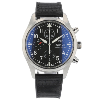 IWC Pilot Chronograph 42mm Stainless Steel Black Dial IW371701