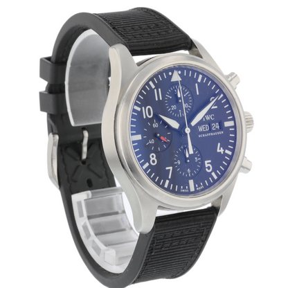 IWC Pilot Chronograph 42mm Stainless Steel Black Dial IW371701
