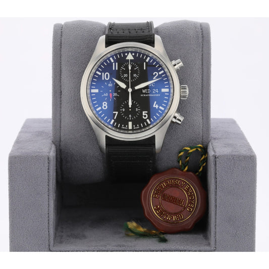 IWC Pilot Chronograph 42mm Stainless Steel Black Dial IW371701