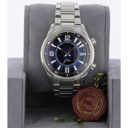 Jaeger LeCoultre Polaris Mariner Date Blue Dial Stainless Steel Q9068180