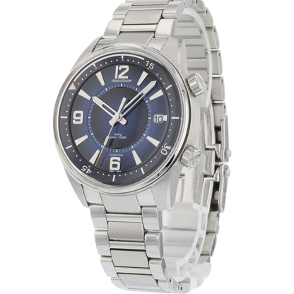 Jaeger LeCoultre Polaris Mariner Date Blue Dial Stainless Steel Q9068180