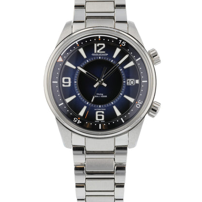 Jaeger LeCoultre Polaris Mariner Date Blue Dial Stainless Steel Q9068180