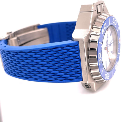 Omega Ploprof Titanium White Dial Steel Bracelet 227.90.55.21.04.001 5ET80T - Beverly Hills Watch Company