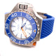 Omega Ploprof Titanium White Dial Steel Bracelet 227.90.55.21.04.001 5ET80T - Beverly Hills Watch Company