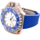 Omega Ploprof Titanium White Dial Steel Bracelet 227.90.55.21.04.001 5ET80T - Beverly Hills Watch Company
