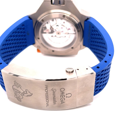 Omega Ploprof Titanium White Dial Steel Bracelet 227.90.55.21.04.001 5ET80T - Beverly Hills Watch Company