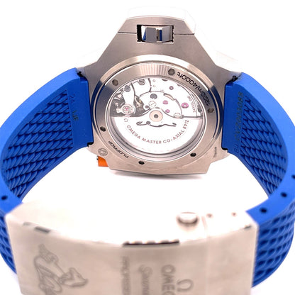 Omega Ploprof Titanium White Dial Steel Bracelet 227.90.55.21.04.001 5ET80T - Beverly Hills Watch Company