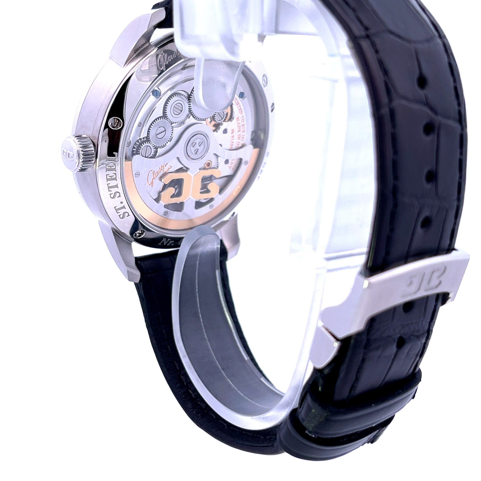 Glashutte Original Senator Excellence Panorama Date Moon Phase 40mm 1-36-04-01-02-61 - Beverly Hills Watch Company