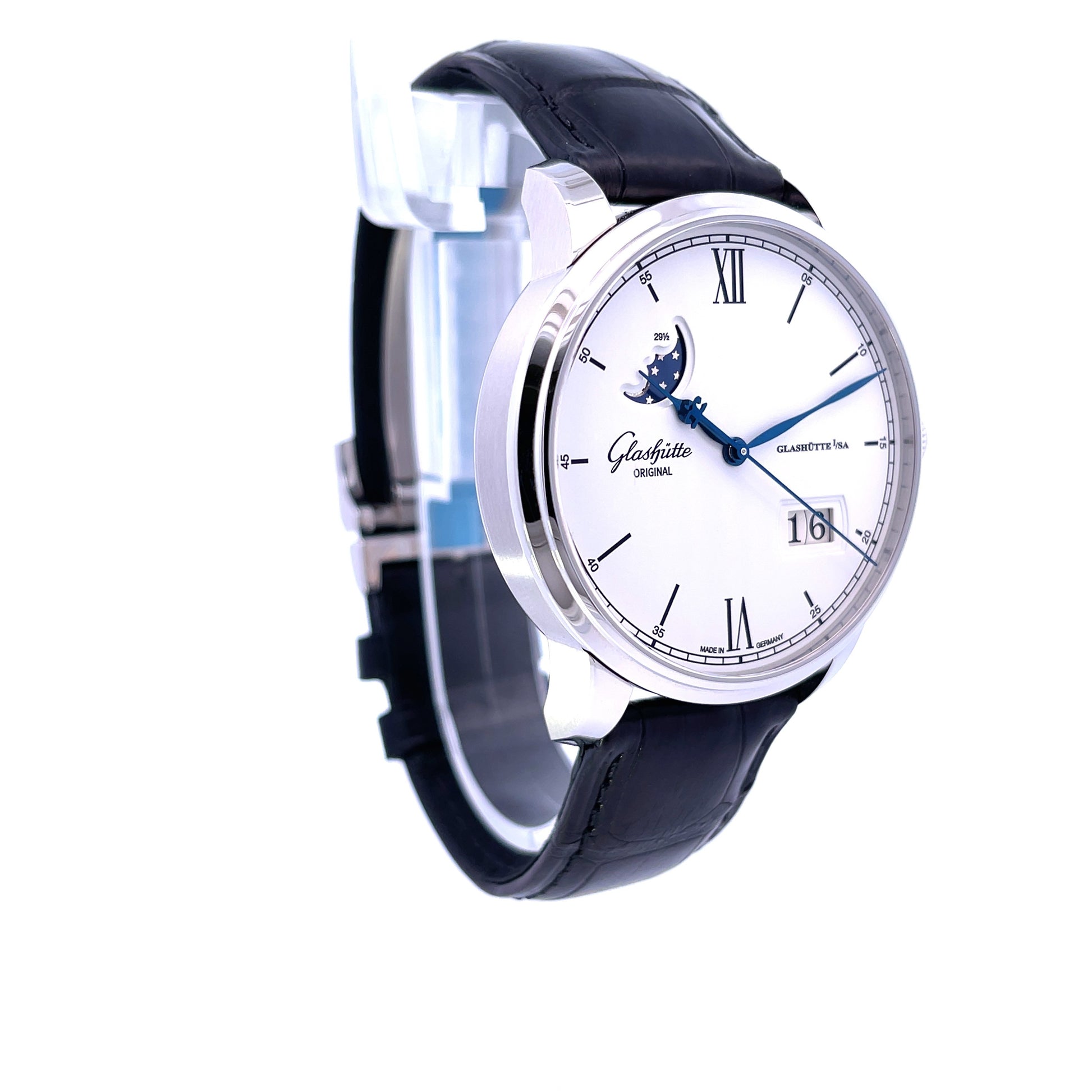 Glashutte Original Senator Excellence Panorama Date Moon Phase 40mm 1-36-04-01-02-61 - Beverly Hills Watch Company