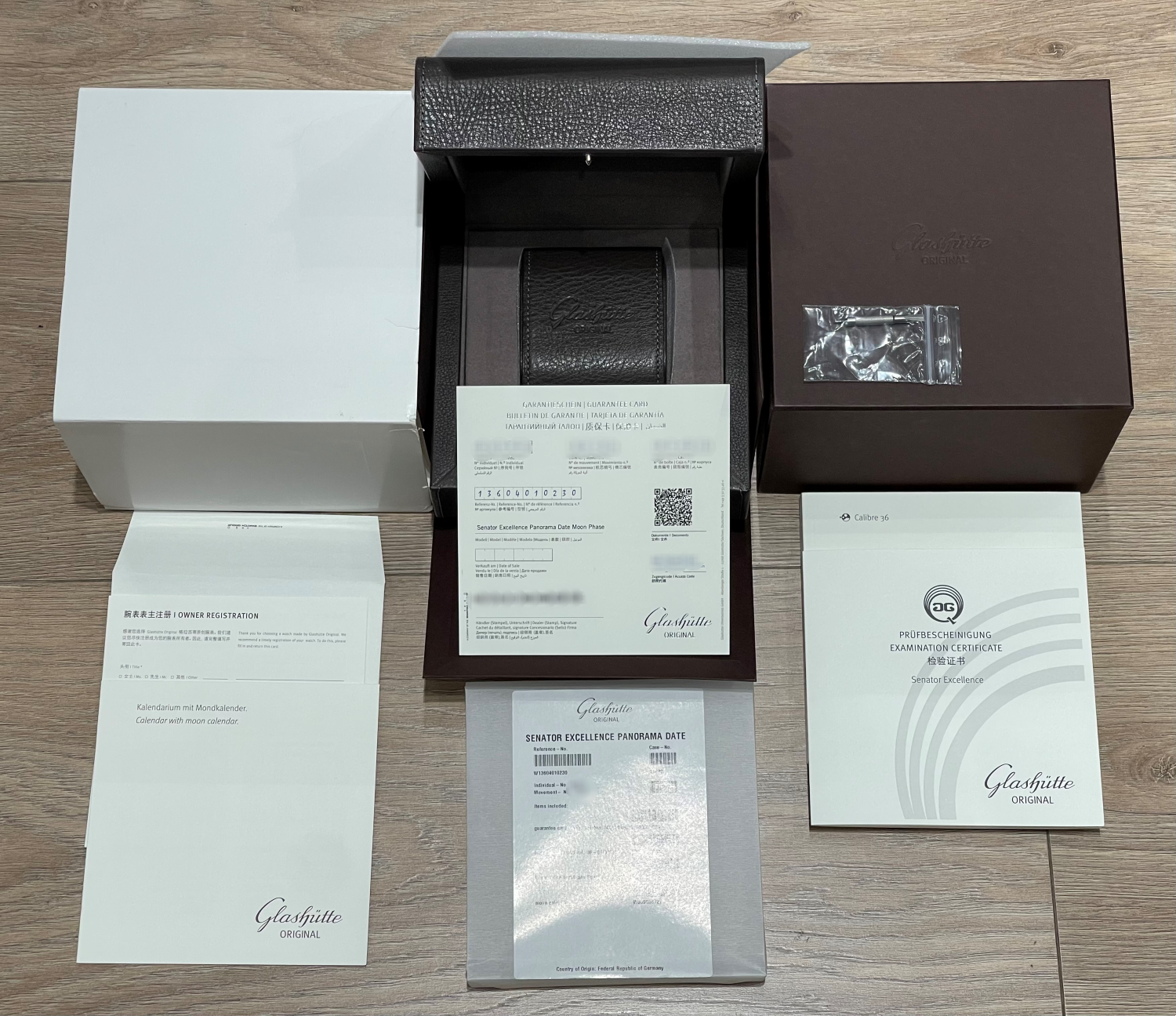 Glashutte Original Senator Excellence Panorama Date Moon Phase 40mm 1-36-04-01-02-61 - Beverly Hills Watch Company