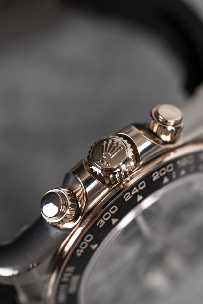 Rolex Daytona White Gold Ceramic Oysterflex 126519LN - Beverly Hills Watch Company