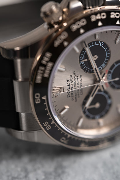 Rolex Daytona White Gold Ceramic Oysterflex 126519LN