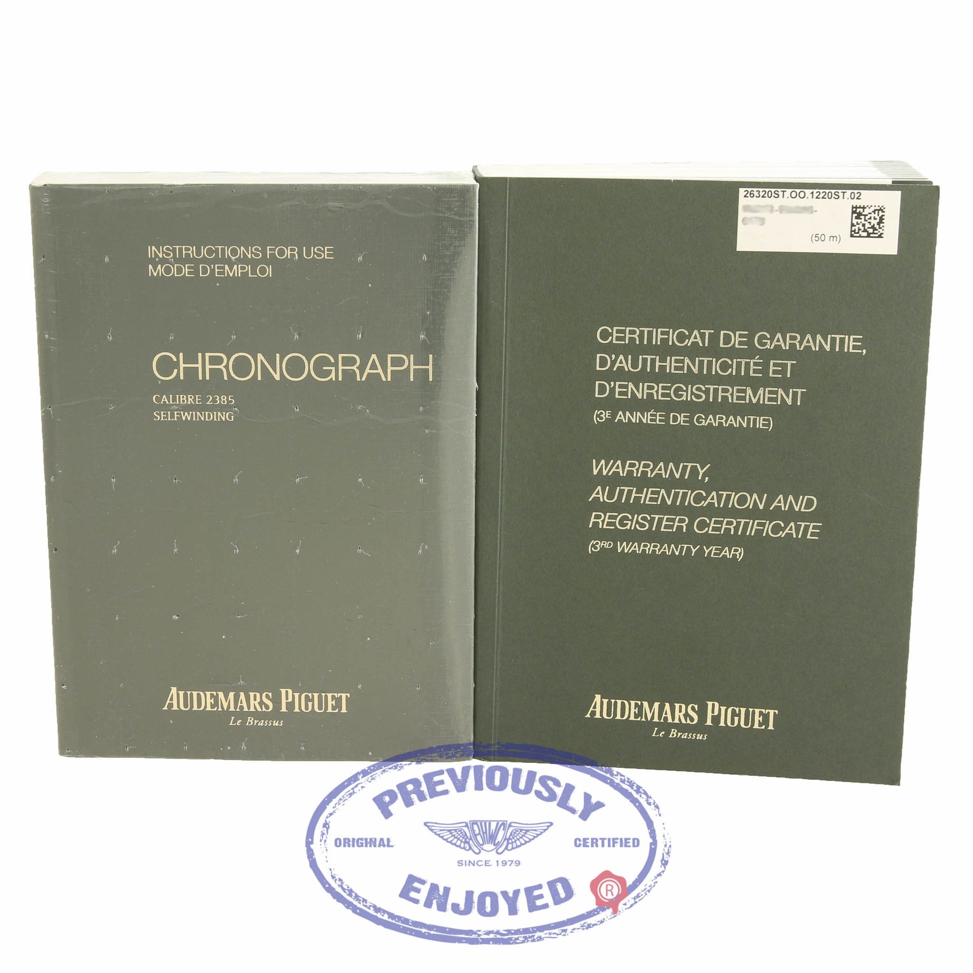Audemars Piguet Royal Oak 41mm Chronograph Silver Dial Stainless Steel 26320ST.OO.1220ST.02 5Y4QAU - Beverly Hills Watch Company