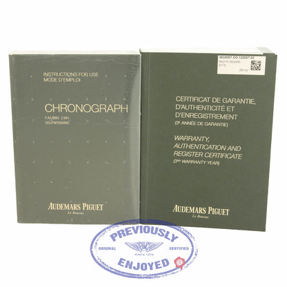 Audemars Piguet Royal Oak 41mm Chronograph Silver Dial Stainless Steel 26320ST.OO.1220ST.02 5Y4QAU - Beverly Hills Watch Company