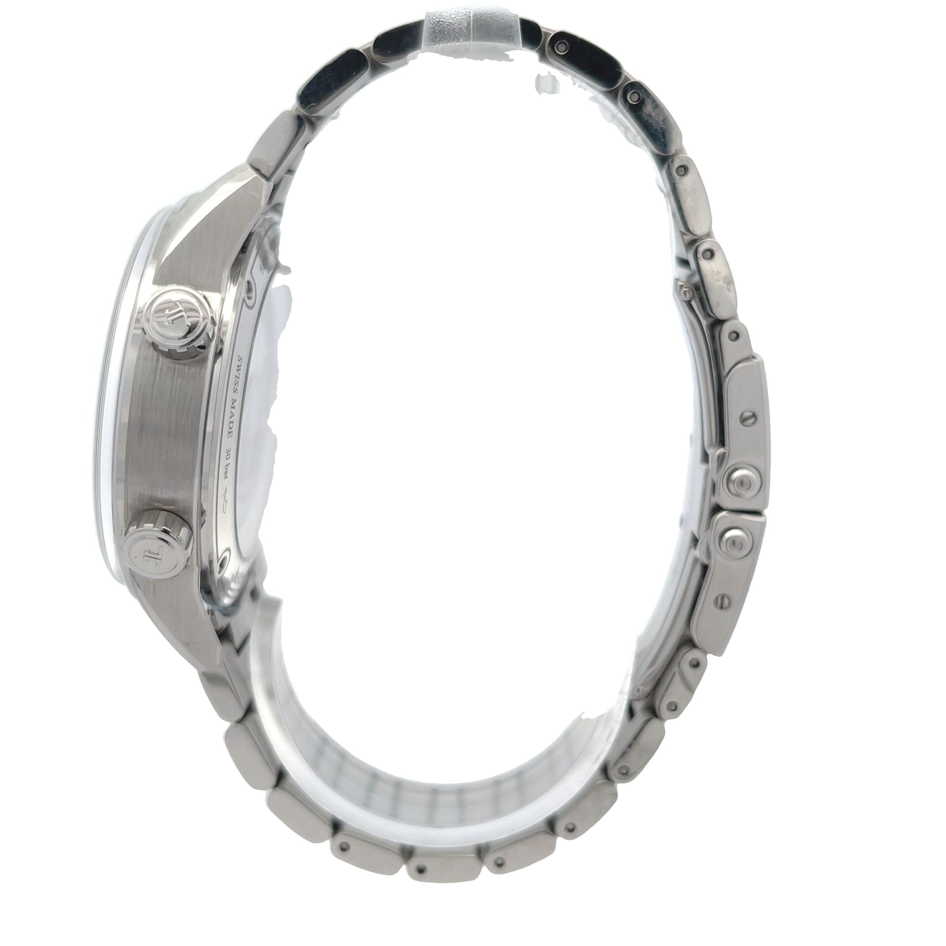 Jaeger LeCoultre Polaris Mariner Date Blue Dial Stainless Steel Q9068180 - Beverly Hills Watch Company