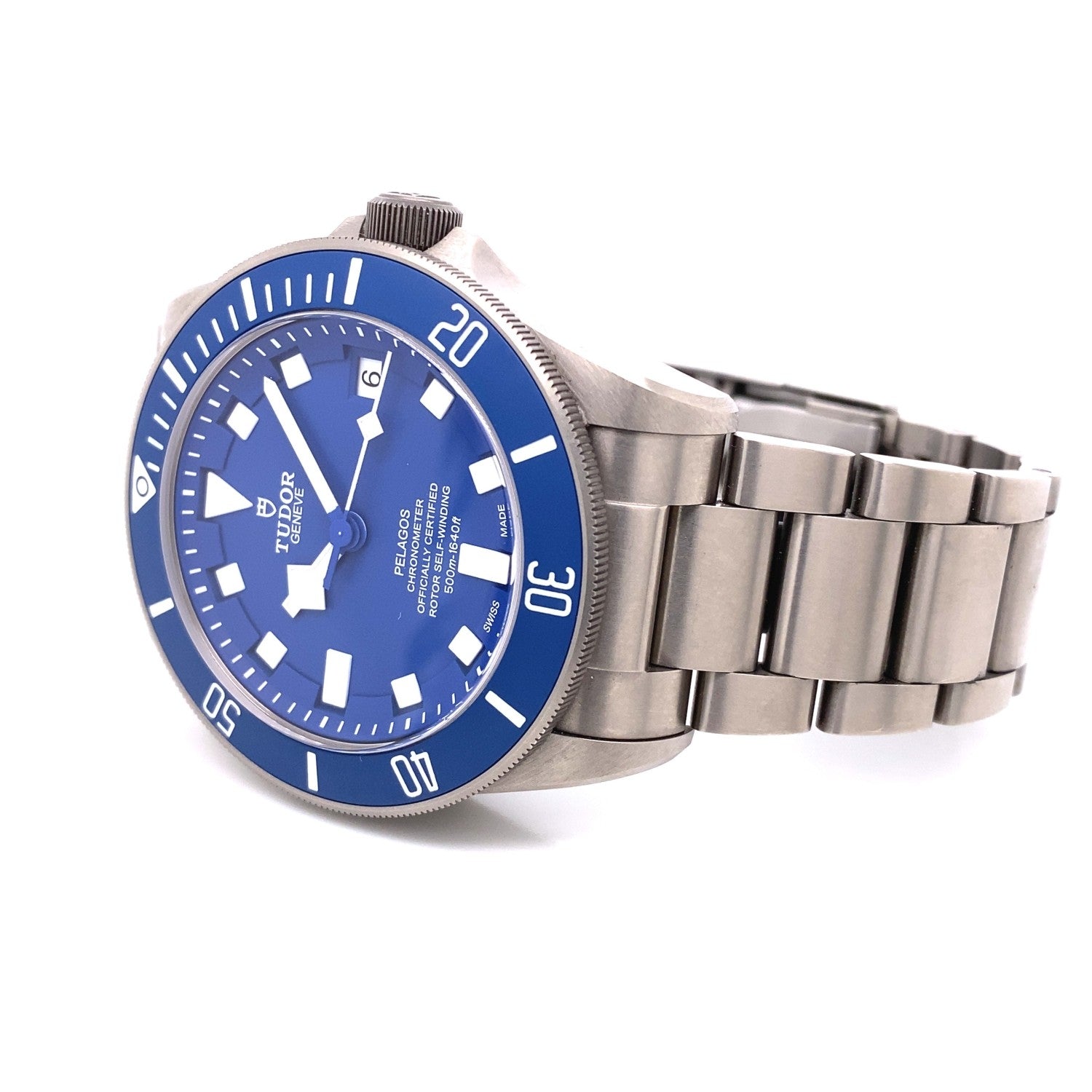 Tudor Pelagos 42MM Titanium Blue Dial 25600TB 632EJA - Beverly Hills Watch Company
